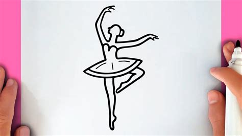 How To Draw A Ballerina For Kids Step By Step Guided Follow Along