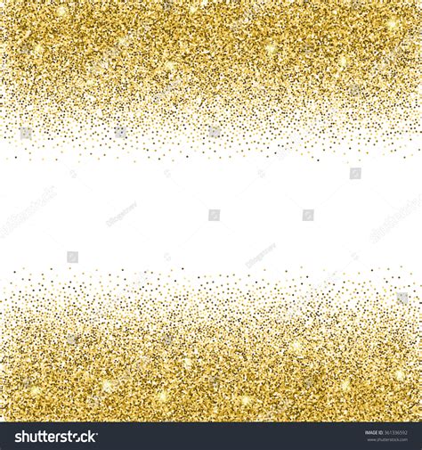 Gold Glitter Background Gold Sparkles On Stock Vector