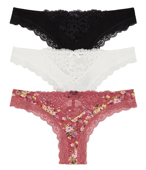 Honeydew Intimates Willow Lace Thong 3 Pack Dillard S