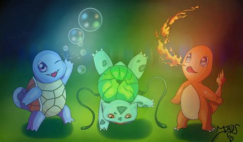 Where We Started Bulbasaur Charmander N Squirtle By J0rds On Deviantart