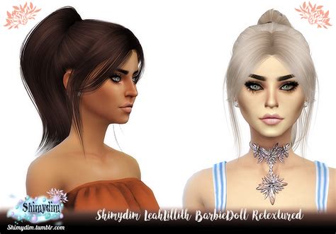 Shimydim Sims S4 Leahlillith Barbiedoll Retexture Naturals Unnaturals