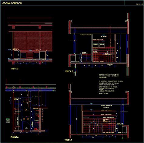 Kitchen DWG Detail for AutoCAD • Designs CAD