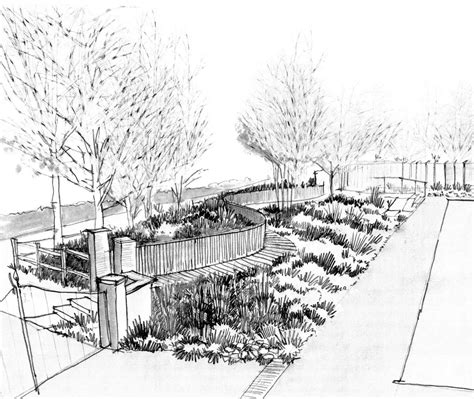Garden Design Sketch Garden And Flower Design