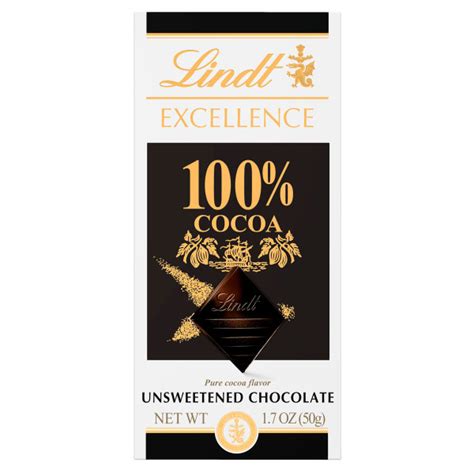 Lindt 100 Cocoa Pure Dark Chocolate Bar Chocolate Chicago Importing