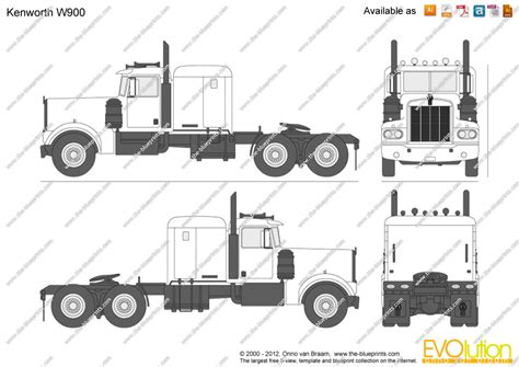 The drawing is presented in vector and raster formats ai, bmp, cdr, cdw, dwg, dxf, eps, gif, jpg, pdf, png, psd, pxr, svg, tif. Kenworth K100 Blueprints : Kenworth T600, Fiyat: 12.470 ...