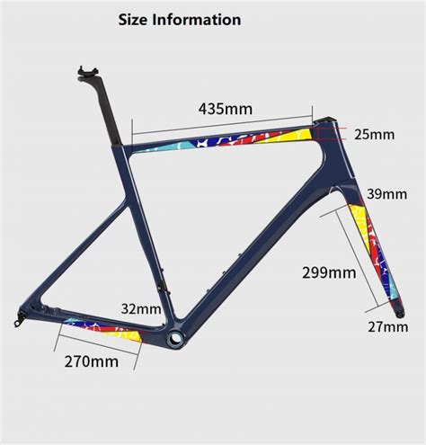 Road Bike Decals Three Color Colorful Decorative Stickers For Frame
