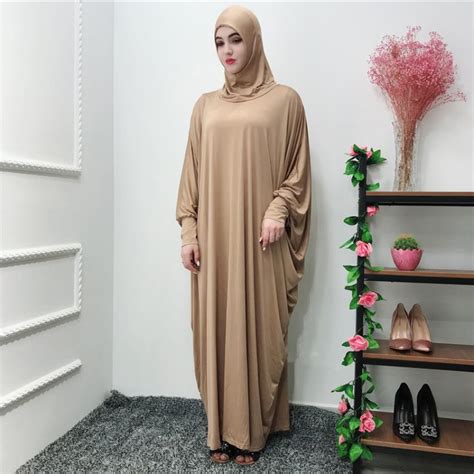 Full Length Big Swing Muslim Abaya Robes Arab Islamic Ramadan Pure