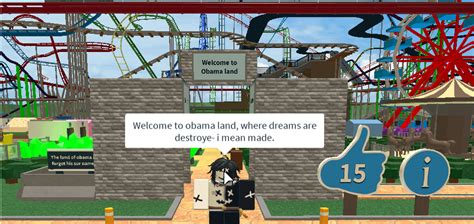 Obama Land In Roblox Rmemeulous