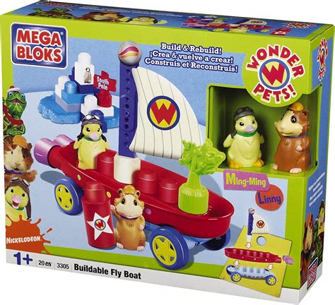 Mega Bloks Wonder Pets Buildable Fly Boat Toys And Games