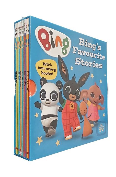 Bing Bunny 10 Books Ted Dewan Favourite Stories Box Set As Seen On Tv