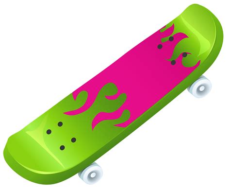 Skateboard Clipart Black And White | Free download on ClipArtMag png image
