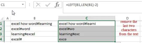 How To Remove First And Last Characters From Text String In Excel