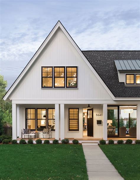 Contemporary Cottage Midwest Home House Exterior Contemporary