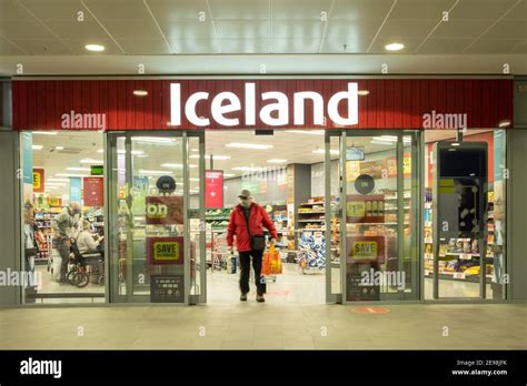 London Iceland Foods Store Inside The Oaks Shopping Centre In Acton A