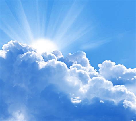 Cielo Nubes Sol Fondo De Pantalla Hd Peakpx