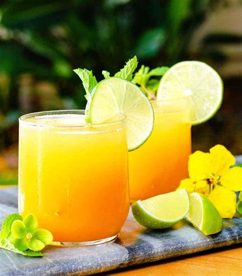 Tropical Mango Fauxjito Mocktail And More Non Alcoholic Drink Recipes