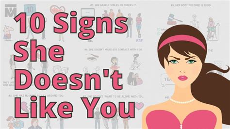 Signs She Doesn T Like You Youtube