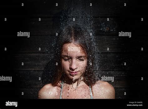 Teenager Showering Hi Res Stock Photography And Images Alamy