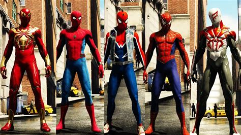 Marvel Spider Man Ps4 Suits Vicaplant