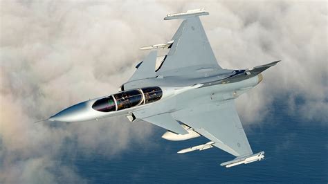 Gripen Fighter Jet Seen From Above wallpaper | aircraft | Wallpaper Better