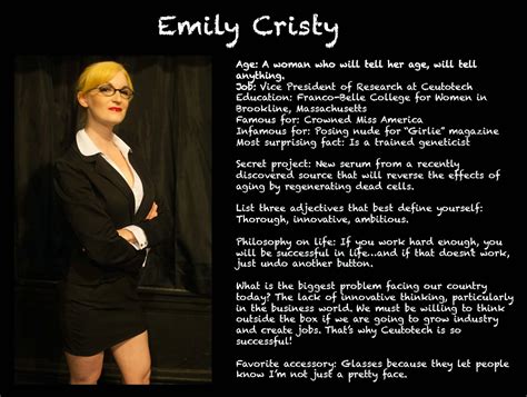 In The Loop Hack Slash Get To Know Emily Cristy