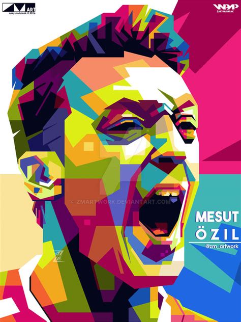 Mesut Ozil In Wpap By Zmartwork On Deviantart
