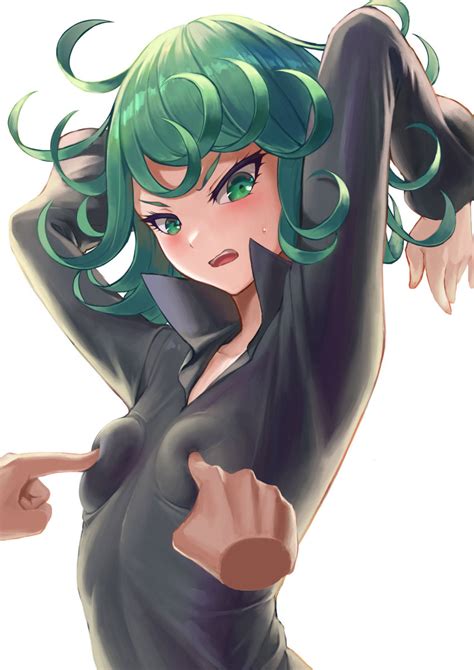 Sai Abyss05 Tatsumaki One Punch Man Highres 1girl 1other Arms