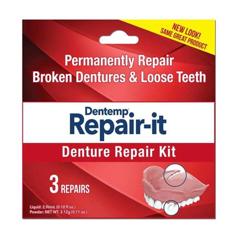 Buy Dentemp Doc Denture Repair Kit Chemist Direct