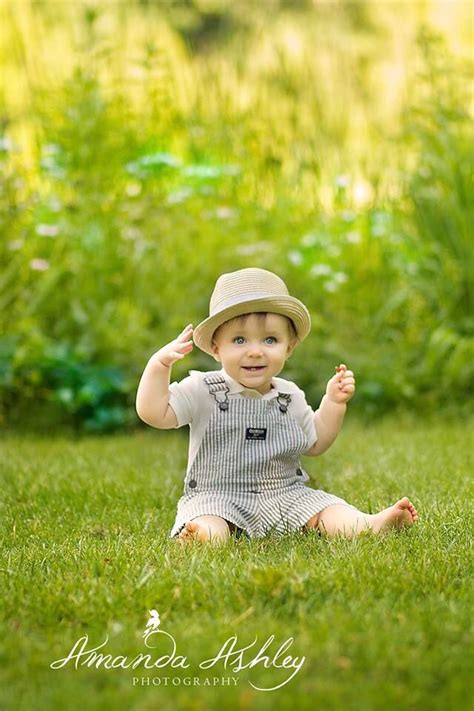 One Year Outdoor Boys Photo Shoot Toddler Photoshoot Outdoor Baby