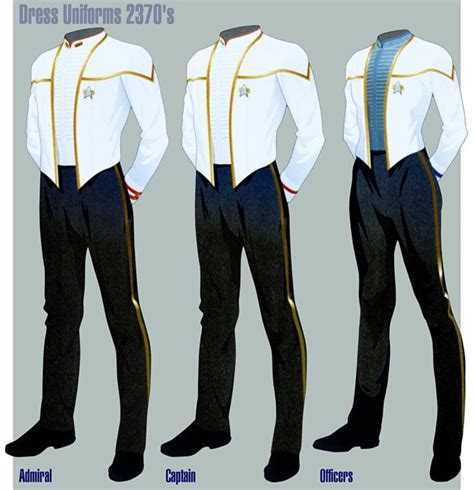 Uniforms 2376 First Contact Gala Star Trek Costume Star Trek