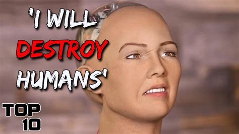 Top 10 Scary Ai Robots That Might Take Over Humanity Youtube