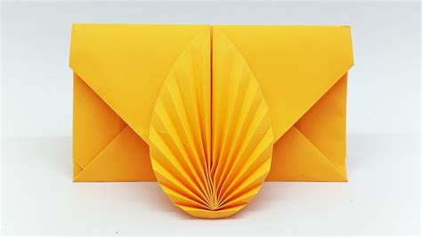 Envelope Making With Paper Without Scissors Glue And Tape Diy Origami