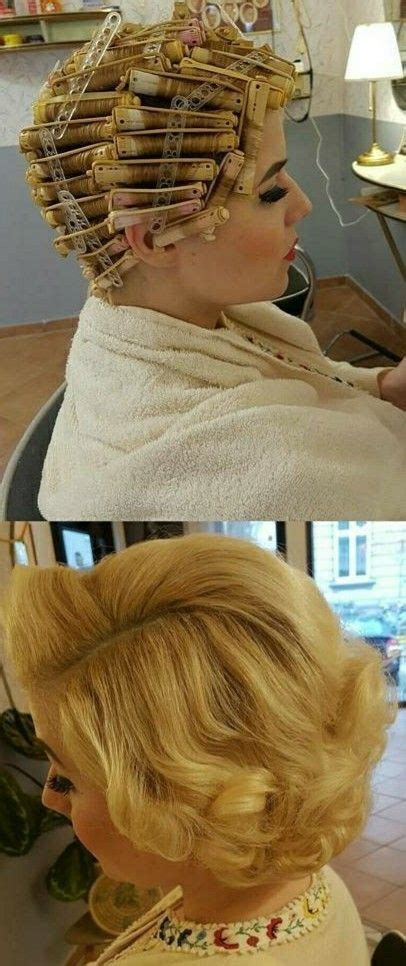 Pin By Her Cuck On Sexy In Curlers Permed Hairstyles Vintage