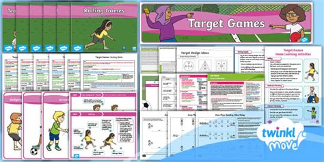 Twinkl Move Pe Year Target Games Unit Pack Twinkl