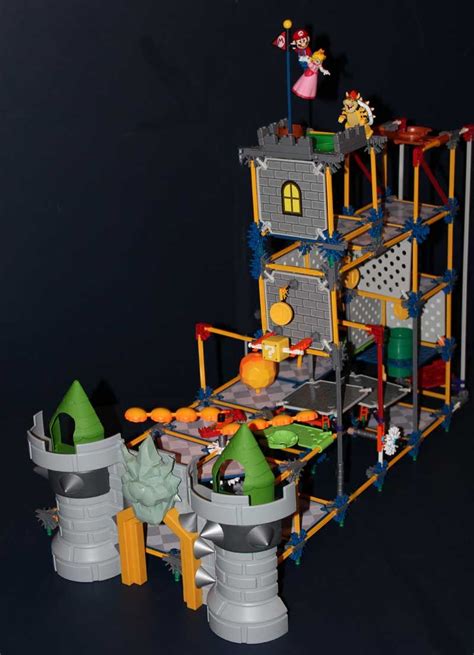Epic Mario Bowsers Castle Le Chateau De Bowser Knex Playset Super