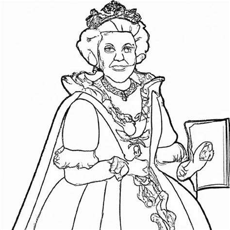 20 Desenhos De Rainha Elizabeth Para Imprimir E Colorir Pintar