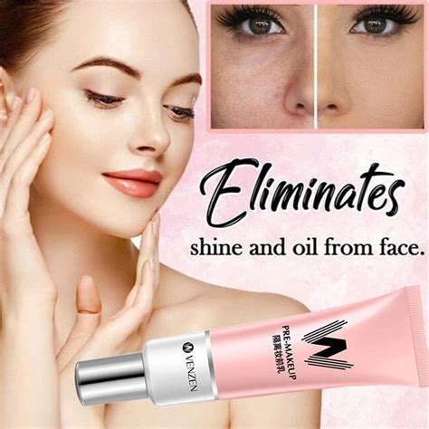 long lasting face primer makeup base concealer nature rose essence pore away foundation oil
