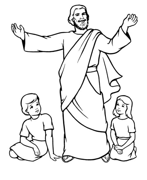 Free Printable Coloring Pages Of Jesus Printable Online