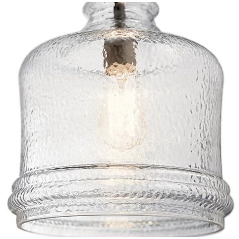 Kichler Oil Rubbed Bronze Farmhouse Clear Glass Jar Pendant Light In