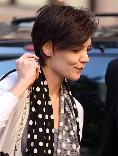 Check spelling or type a new query. Katie Holmes Short Hairstyle: Feminine Pixie Cut with ...
