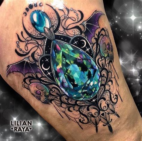 Love This Gem Tattoo Jewel Tattoo Crystal Tattoo Badass Tattoos Cute Tattoos Body Art