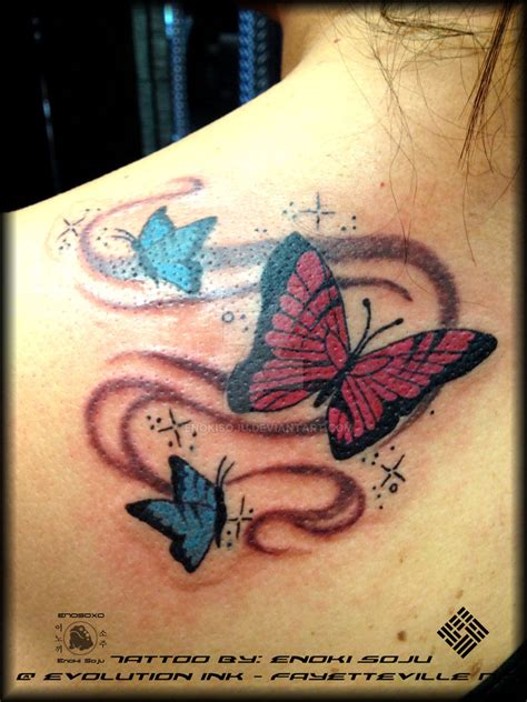 Butterfly With Swirls Tattoos • Arm Tattoo Sites