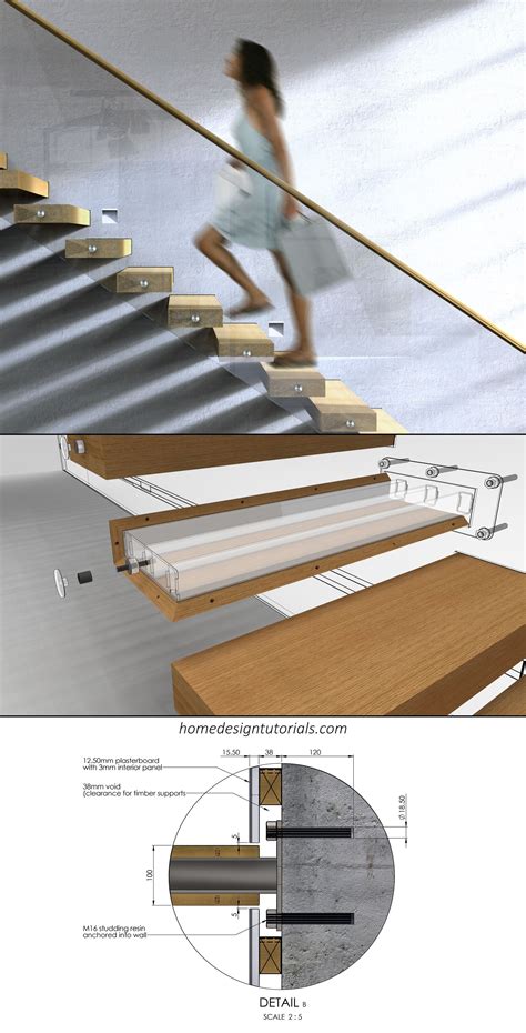 Cantilevered Staircase Design Tutorial Staircase Design Floating Stairs Modern Staircase