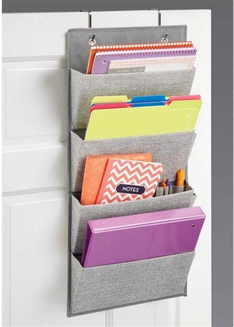 Soft Fabric Wall Mountover Door Hanging Storage Organizer Crown