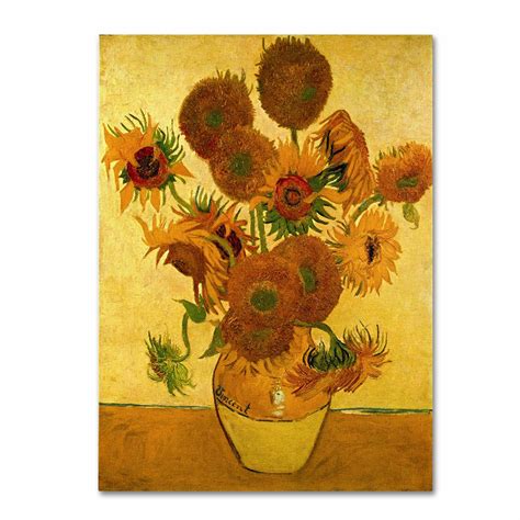 Coal barges, vincent van gogh enlarge. Trademark Art "Vase with Sunflowers" by Vincent Van Gogh Painting Print on Canvas & Reviews ...