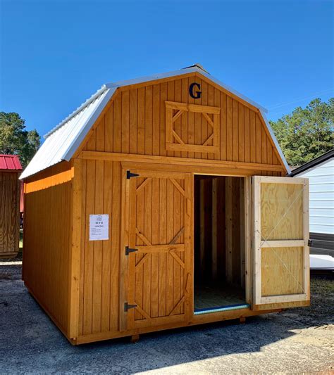1 Storage Sheds Charleston Sc Lofted Barn Shed 8 X 12 Barn Cabin