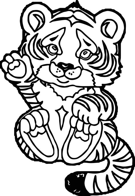 Coloring Pages Baby Tiger Coloring Page Free Printable Tiger Coloring