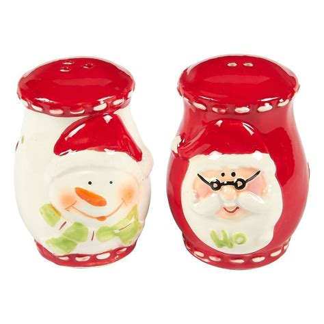 2 Pack Of Salt Pepper Shakers Cute Salt Pepper Shakers Santa Claus