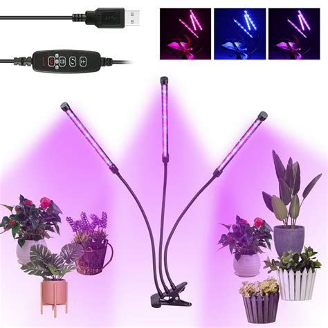 Led Grow Light For Indoor Plants Eeekit 27w 54leds Full Spectrum Grow
