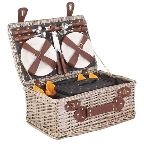 Personalised Luxury Picnic Hamper Basket By Dibor